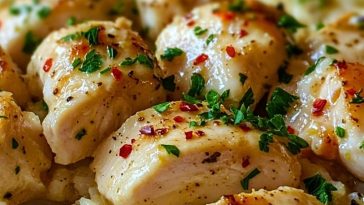 Chicken Scampi with Garlic Parmesan Rice Recipe