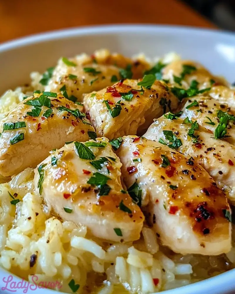 Chicken Scampi with Garlic Parmesan Rice Chicken Scampi with Garlic Parmesan Rice Recipe2