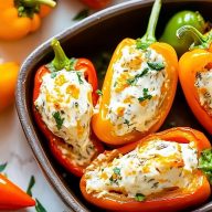 Cream Cheese Stuffed Mini Peppers Recipe