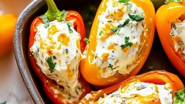 Cream Cheese Stuffed Mini Peppers Recipe