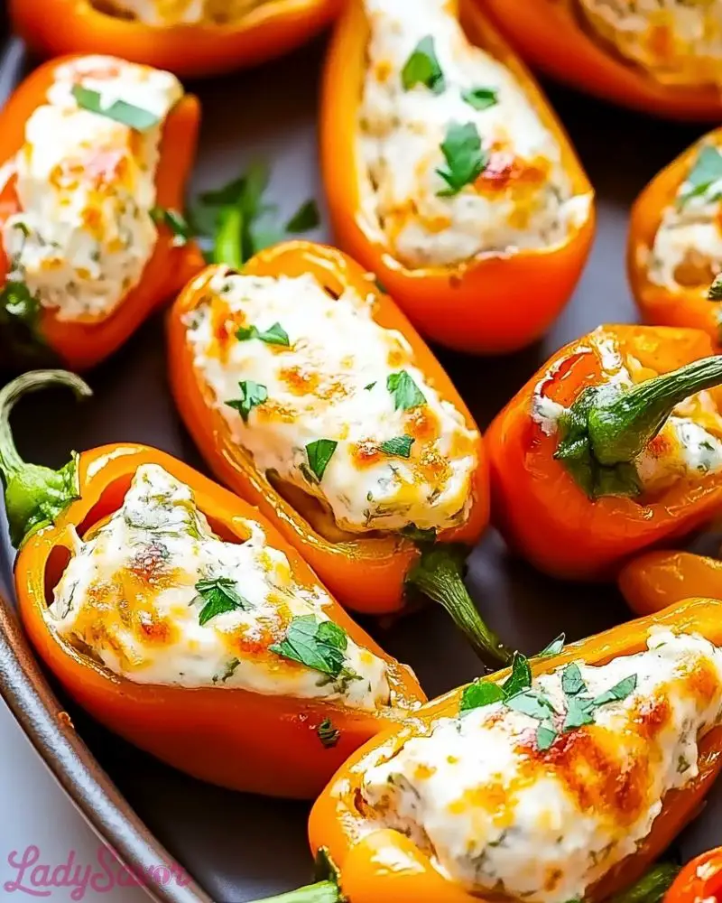 Cream Cheese Stuffed Mini Peppers Cream Cheese Stuffed Mini Peppers Recipe2