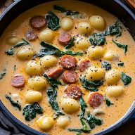 Creamy Kielbasa Gnocchi Soup Recipe