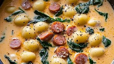 Creamy Kielbasa Gnocchi Soup Recipe