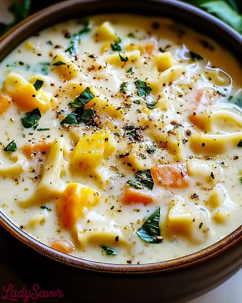 Creamy White Lasagna Soup Creamy White Lasagna Soup recipe2