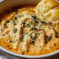 Crock Pot Creamy Chicken Parmesan Soup