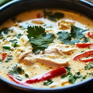 Crockpot Thai Coconut Chicken Soup Recipe