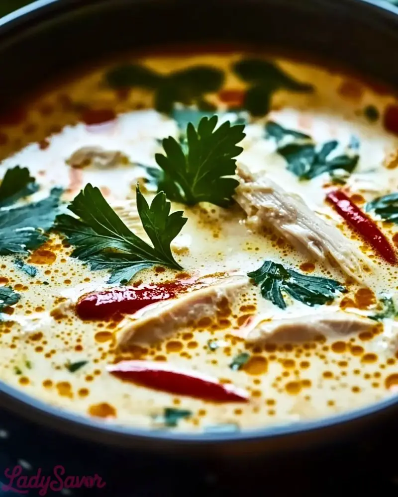 Crockpot Thai Coconut Chicken Soup Recipe2