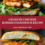 Crunchy Chicken Romesco Sandwich Recipe