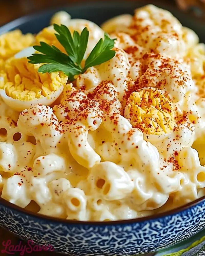 Deviled Egg Macaroni Salad Deviled Egg Macaroni Salad Recipe2