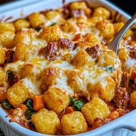 Easy Weeknight Tater Tot Casserole Recipe