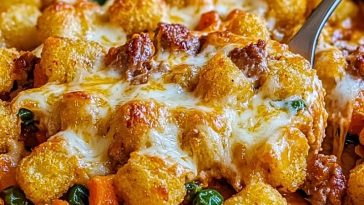 Easy Weeknight Tater Tot Casserole Recipe