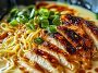 Fiery Chicken Ramen with Creamy Garlic Sauce Recipe