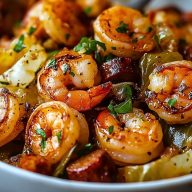 Fried Cabbage with Shrimp Sausage Recipe