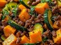 Ground Beef Zucchini Sweet Potato Skillet Recipe