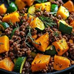 Ground Beef Zucchini Sweet Potato Skillet Ground Beef Zucchini Sweet Potato Skillet Recipe2