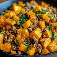 Ground Turkey Sweet Potato Skillet Recipe