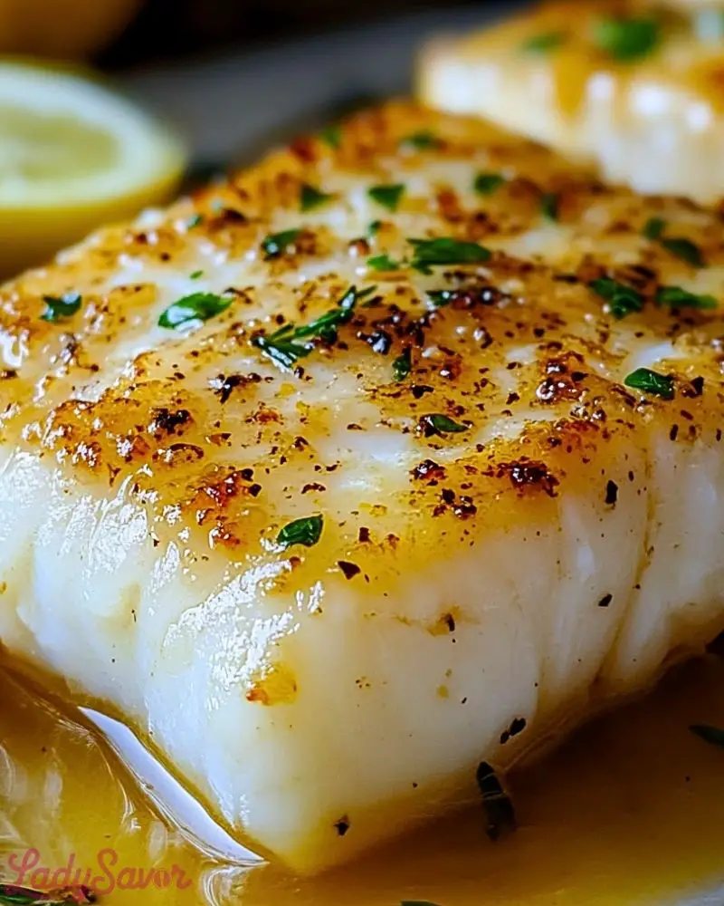 Healthy Lemon Butter Baked Cod Recipe Healthy Lemon Butter Baked Cod Recipe2