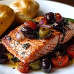Healthy Mediterranean Salmon Dinner Healthy Mediterranean Salmon Dinner Recipe2