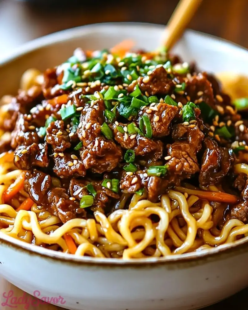 Hoisin Beef Noodles – A Bold, Flavor-Packed Delight Hoisin Beef Noodles Recipe 1