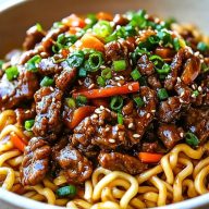 Hoisin Beef Noodles Recipe
