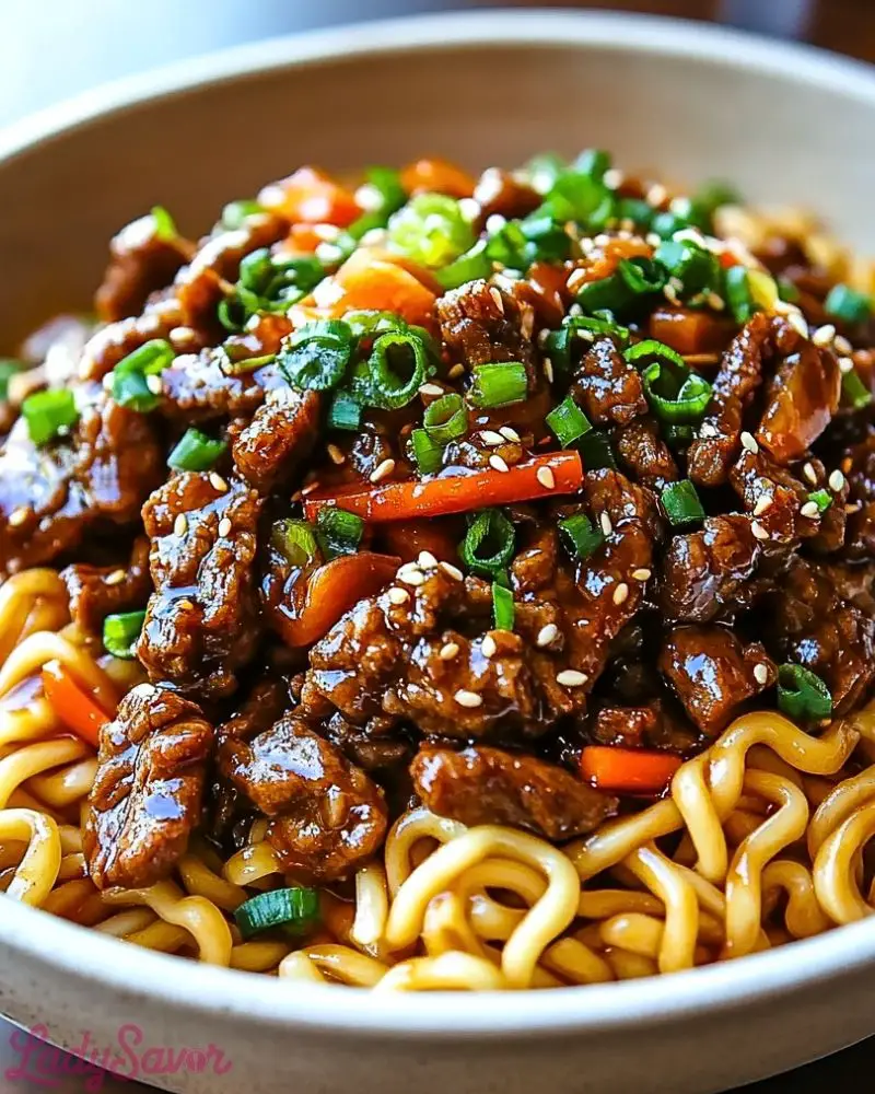 Hoisin Beef Noodles – A Bold, Flavor-Packed Delight Hoisin Beef Noodles Recipe
