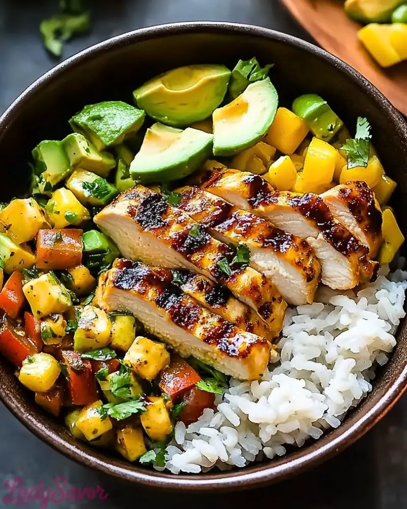Honey Chipotle Chicken Rice Bowls Recipe Honey Chipotle Chicken Rice Bowls Recipe2