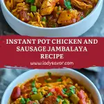 Instant Pot Chicken and Sausage Jambalaya Recipe