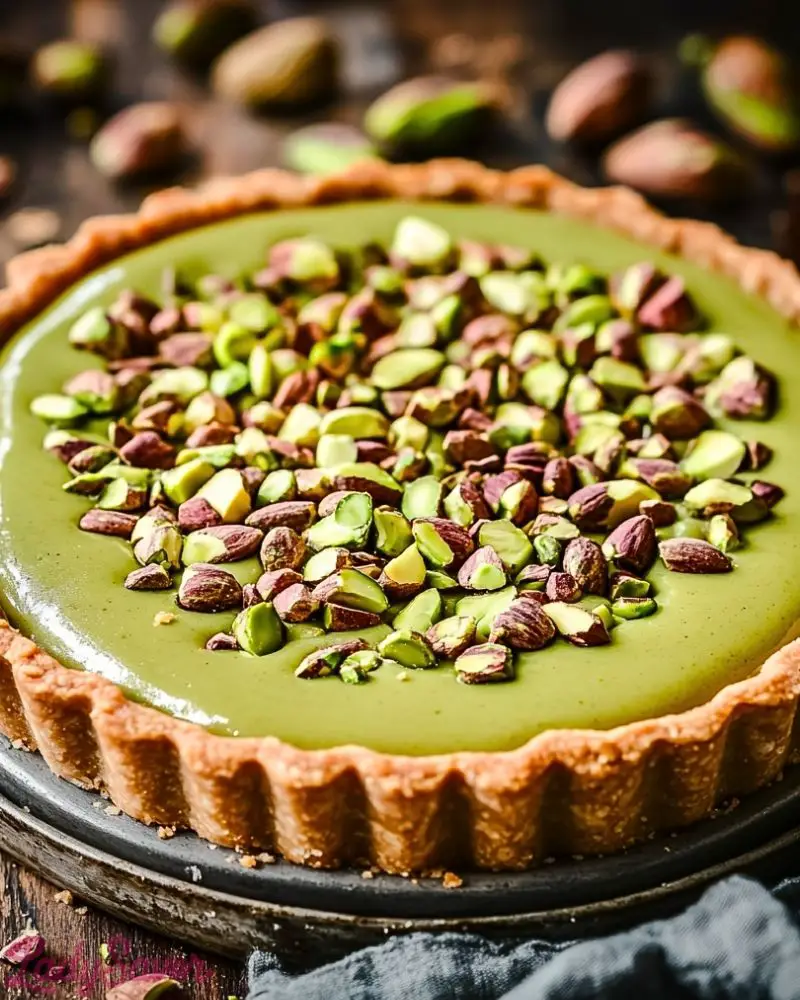 Irresistible Pistachio Tart with Creamy Pistachio Paste Irresistible Pistachio Tart with Creamy Pistachio Paste Recipe2