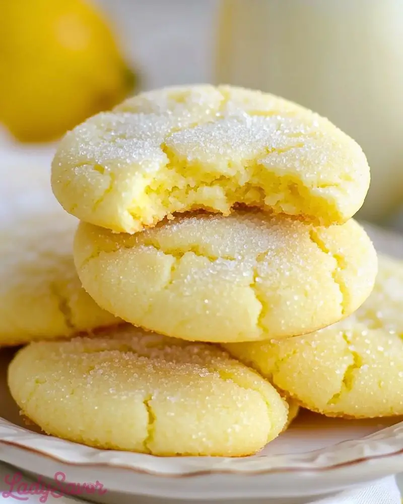 Lemon Sugar Cookies Recipe Lemon Sugar Cookies Recipe
