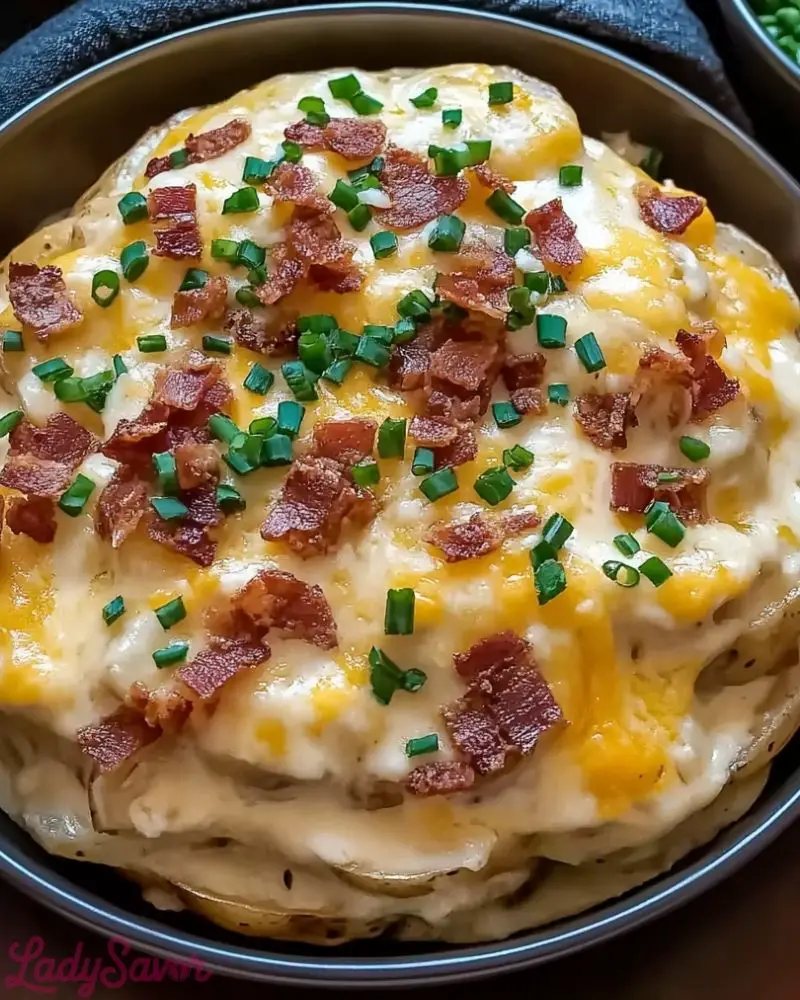 Loaded Scalloped Potatoes Loaded Scalloped Potatoes Recipe