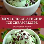 Mint Chocolate Chip Ice Cream Recipe