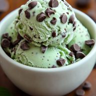 Mint Chocolate Chip Ice Cream Recipe