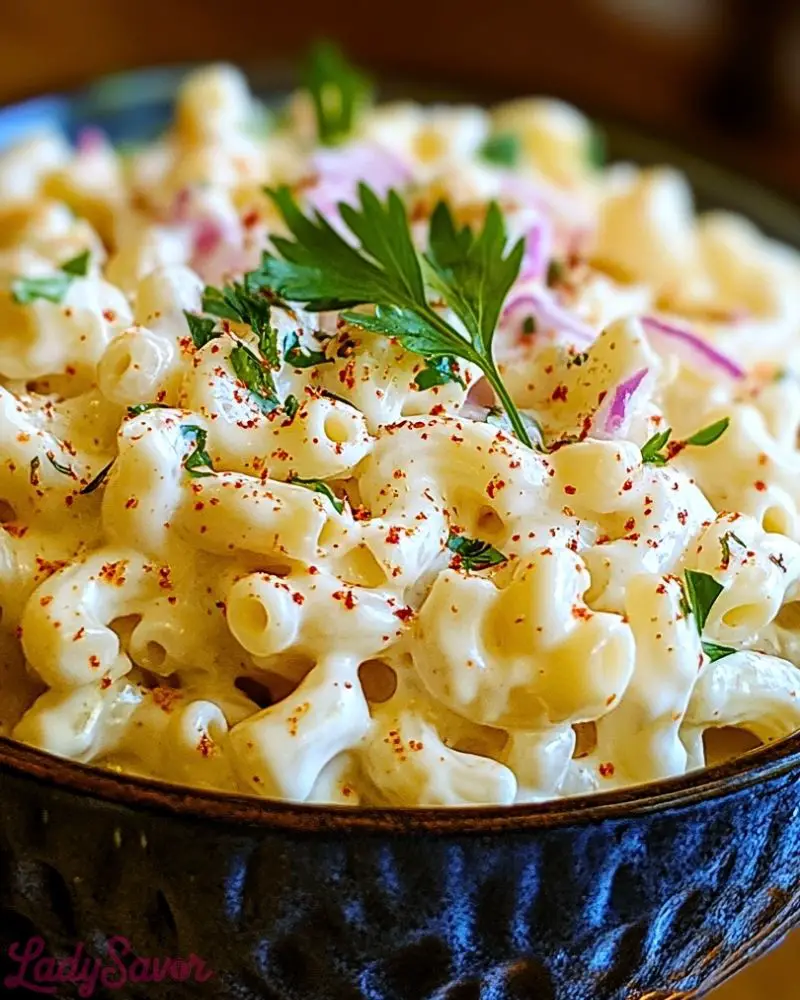 Mom’s Signature Macaroni Salad Mom s Signature Macaroni Salad Recipe2
