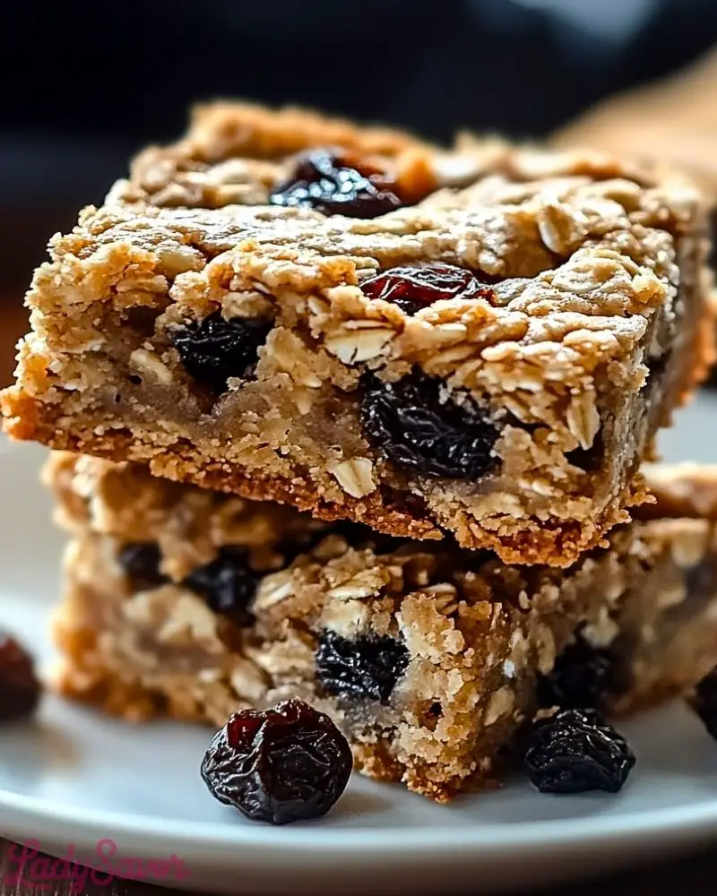 Oatmeal Raisin Cookie Bars Recipe Oatmeal Raisin Cookie Bars Recipe