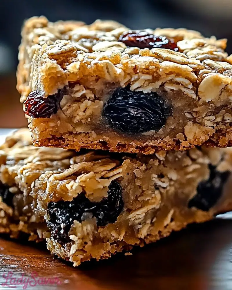 Oatmeal Raisin Cookie Bars Recipe Oatmeal Raisin Cookie Bars Recipe2