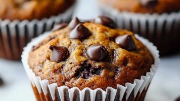 One Bowl Banana Chocolate Muffins Recipe