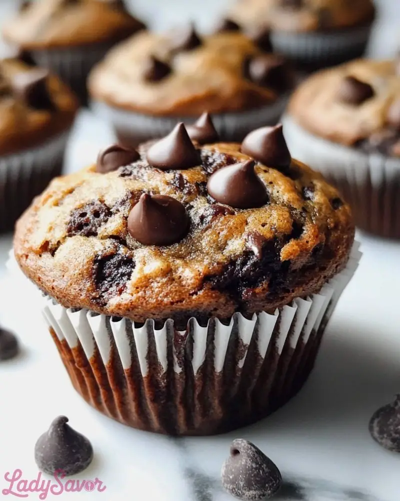One Bowl Banana Chocolate Muffins One Bowl Banana Chocolate Muffins Recipe2