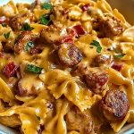 One-Pot Creamy Cajun Sausage Pasta One Pot Creamy Cajun Sausage Pasta Recipe2