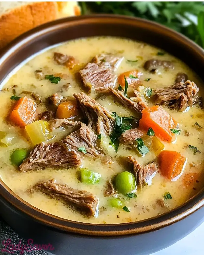 Philly Cheesesteak Soup Recipe2