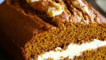 Pumpkin Bread With Maple Cream Cheese Filling Recipe