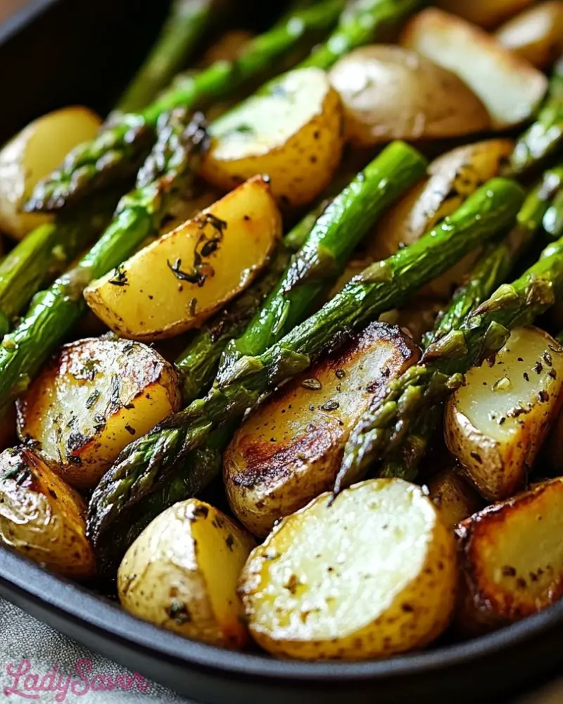 Roasted Asparagus and Potatoes Roasted Asparagus and Potatoes Recipe