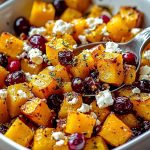 Roasted Butternut Squash with Cranberries and Feta Roasted Butternut Squash with Cranberries and Feta2