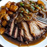 Slow Cooker Brisket with Balsamic Onion Gravy Slow Cooker Brisket with Balsamic Onion Gravy Recipe2