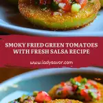 Smoky Fried Green Tomatoes With Fresh Salsa Recipe