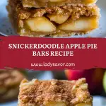 Snickerdoodle Apple Pie Bars Recipe