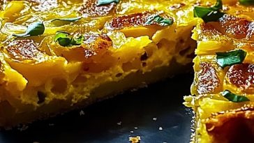 Spanish Tortilla Inspired Quiche With Hashbrown Crust Recipe