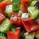 Summer-Perfect Watermelon Cucumber Salad Summer Perfect Watermelon Cucumber Salad Recipe2