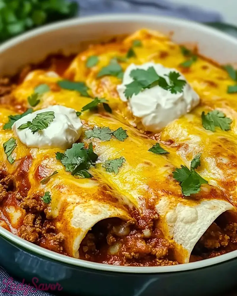 Tex-Mex Beef Enchiladas Tex Mex Beef Enchiladas Recipe2