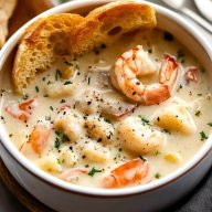 Thick and Creamy Seafood Chowder Recipe