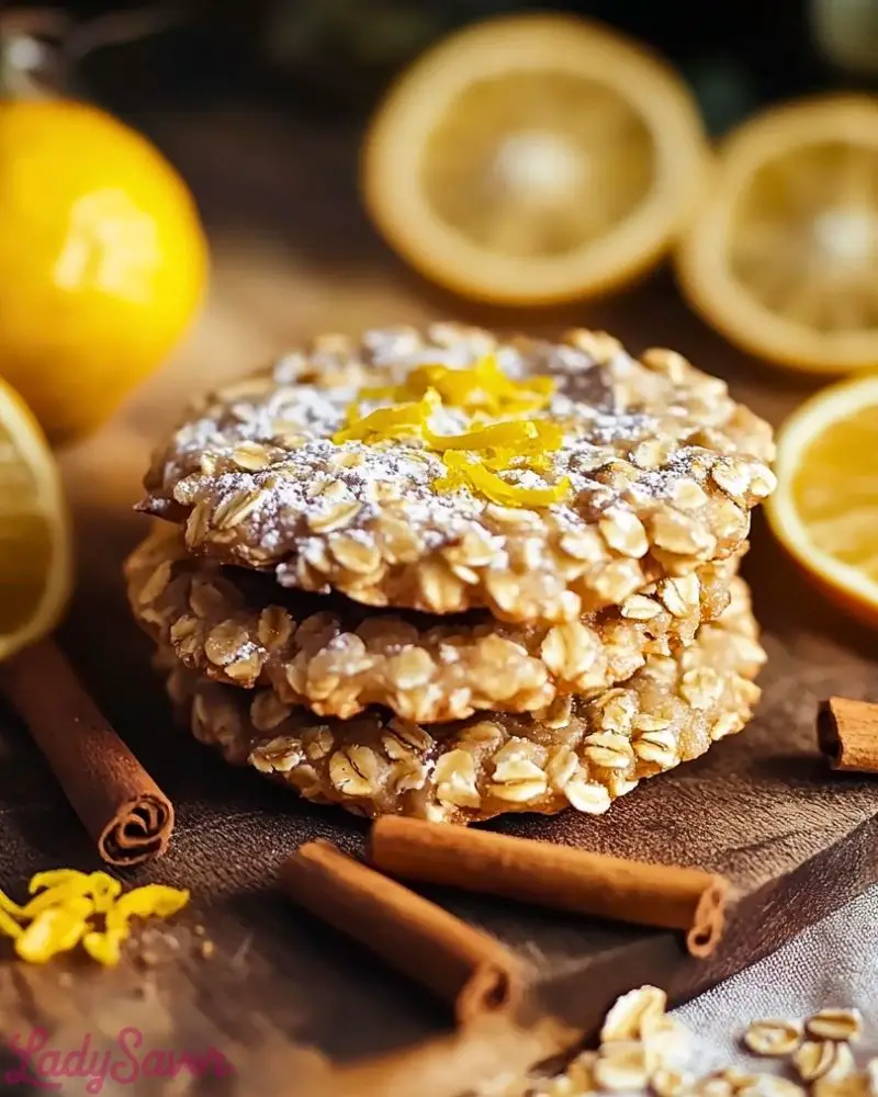 Zesty Lemon Oatmeal No-Bake Cookies Zesty Lemon Oatmeal No Bake Cookies Recipe2